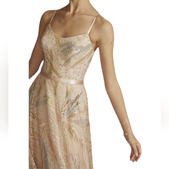 Jules & Cleo Sparkly Pink Ball Gown - Picture 5 of 13